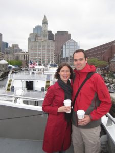 Awaiting our Boston Whale Tour