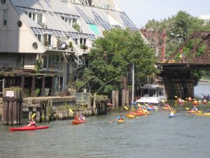 A house you can park your boat in front of... in downtown Chicago.