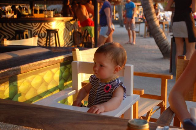 All business - dining in Curacao