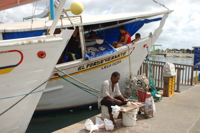 Floating market Willemstad, Curacao