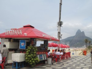 Kiosk bar on Ipanema Beach