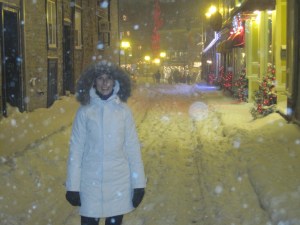 A standard winter night in Quebec City